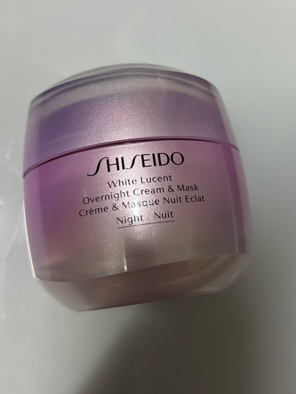 Shiseido White Lucent Overnight Cream & Mask - Lavender Pearl